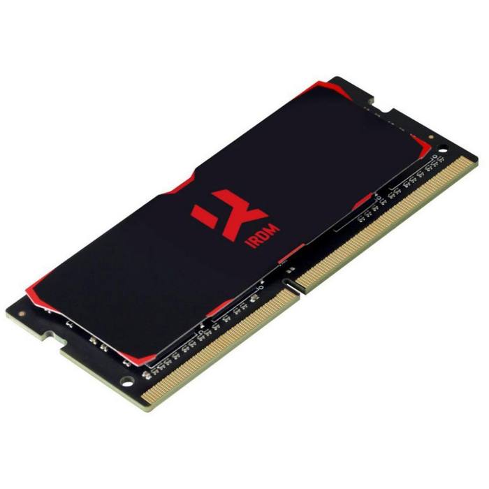 ������ ���`�� ��� �������� SoDIMM DDR4 16GB 3200 MHz IRDM Black Goodram (IR-3200S464L16/16G)