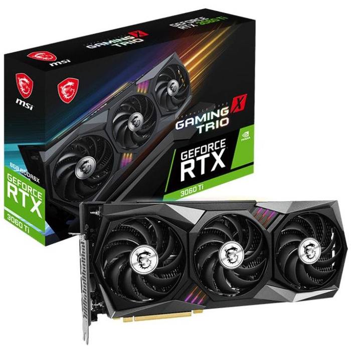 ³�������� MSI GeForce RTX3060Ti 8Gb GAMING X TRIO GDDR6X (RTX 3060 Ti GAMING X TRIO 8GD6X)