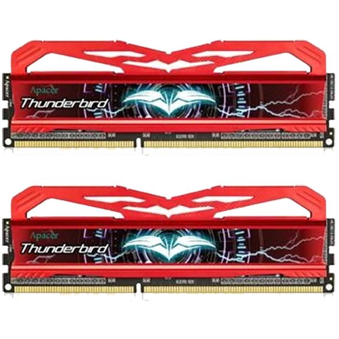 ������ ���`�� ��� ����`����� DDR3 16GB (2x8GB) 2400 MHz Thunderbird Series-Red Apacer (DK.16GAT.KA8K2)