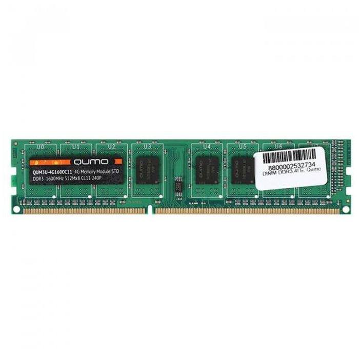 ������ ���`�� ��� ����`����� DDR3 4GB 1600 MHz Qumo (QUM3U-4G1600C11)
