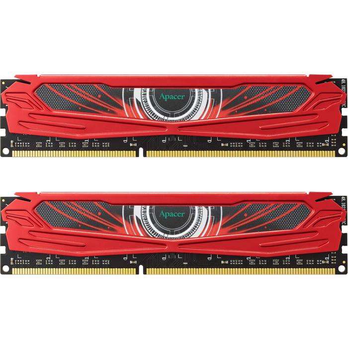 ������ ���`�� ��� ����`����� DDR3 8GB (2x4GB) 1866 MHz Armor Series-Red Apacer (DK.08GAQ.KA5K2)