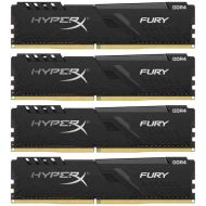 ������ ���`�� ��� ����`����� DDR4 128GB (4x32GB) 3466 MHz Fury Black Kingston Fury (ex.HyperX) (HX434C17FB3K4/128)