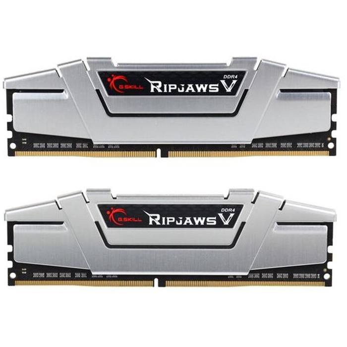 ������ ���`�� ��� ����`����� DDR4 16GB (2x8GB) 2400 MHz RipjawsV Silver G.Skill (F4-2400C15D-16GVS)