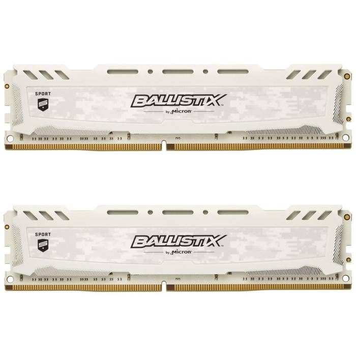 ������ ���`�� ��� ����`����� DDR4 16GB (2x8GB) 2666 MHz Ballistix Sport LT Micron (BLS2C8G4D26BFSCK)