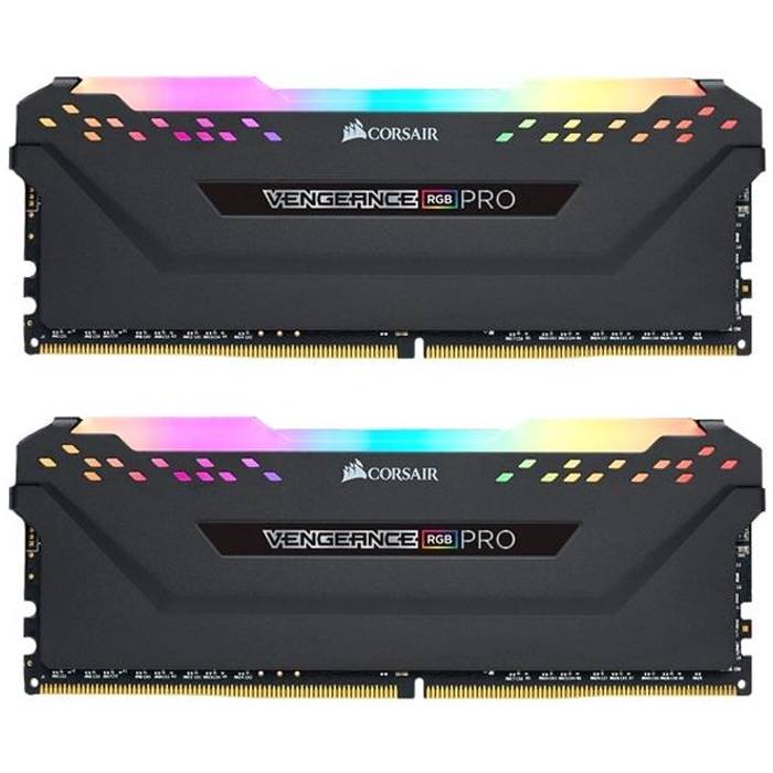 ������ ���`�� ��� ����`����� DDR4 16GB (2x8GB) 2666 MHz Vengeance RGB PRO Corsair (CMW16GX4M2A2666C16)