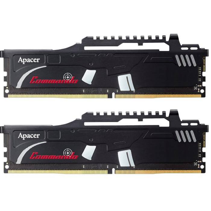 ������ ���`�� ��� ����`����� DDR4 16GB (2x8GB) 3000 MHz Commando Series Apacer (EK.16GAZ.GEAK2)