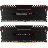 ������ ���`�� ��� ����`����� DDR4 16GB (2x8GB) 3000 MHz Vengeance LED Red Corsair (CMU16GX4M2C3000C15R)
