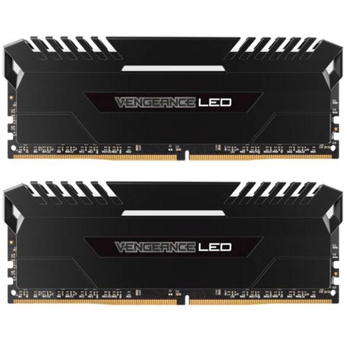 ������ ���`�� ��� ����`����� DDR4 16GB (2x8GB) 3000 MHz Vengeance LED White Corsair (CMU16GX4M2C3000C15)