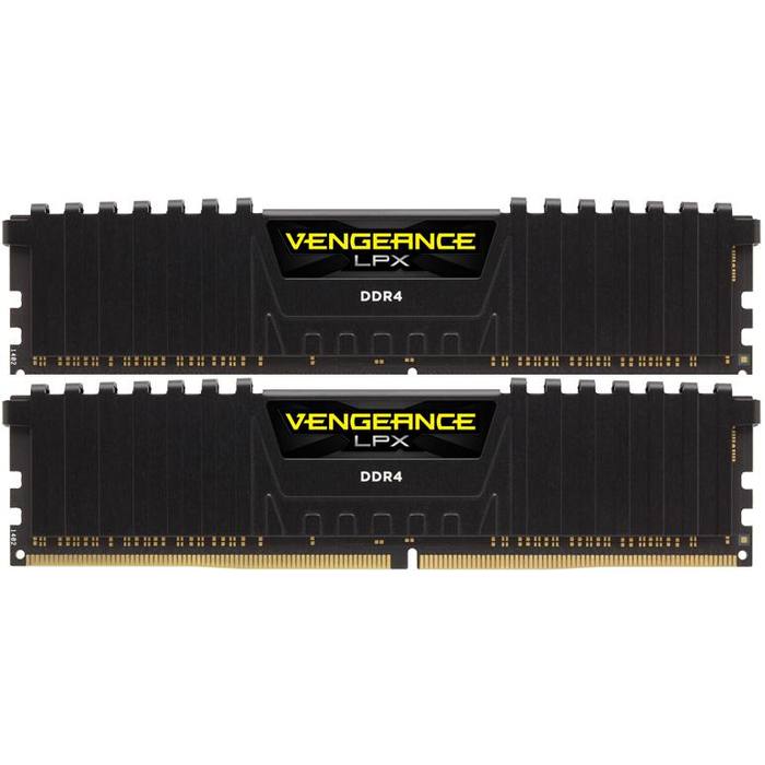 ������ ���`�� ��� ����`����� DDR4 16GB (2x8GB) 3000 MHz Vengeance LPX Black Corsair (CMK16GX4M2L3000C15)