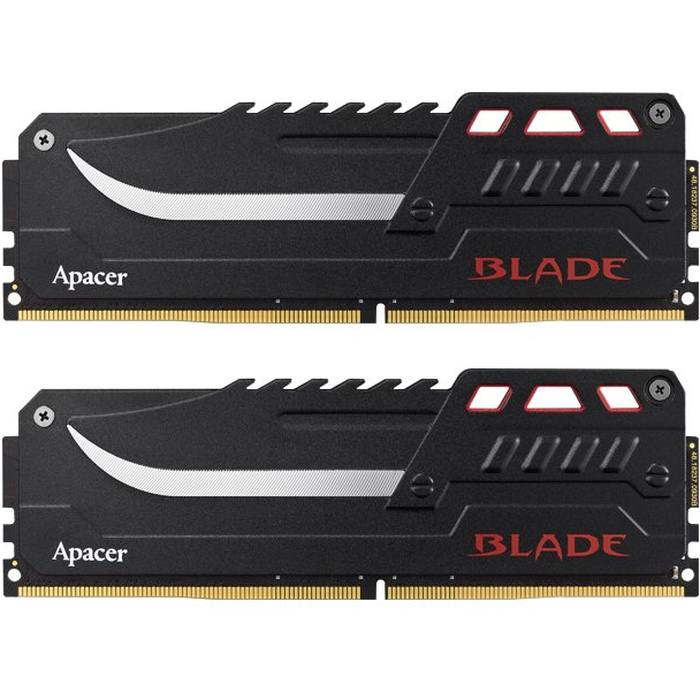 ������ ���`�� ��� ����`����� DDR4 16GB (2x8GB) 3200 MHz BLADE Series Apacer (EK.16GA1.GEBK2)
