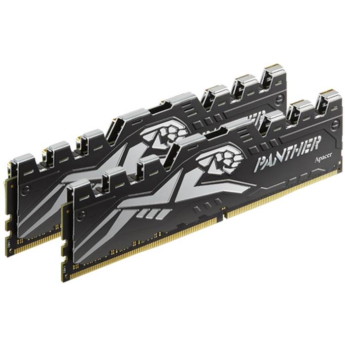 ������ ���`�� ��� ����`����� DDR4 16GB (2x8GB) 3200 MHz Panther Silver Apacer (AH4U16G32C08Y7VAA-2)