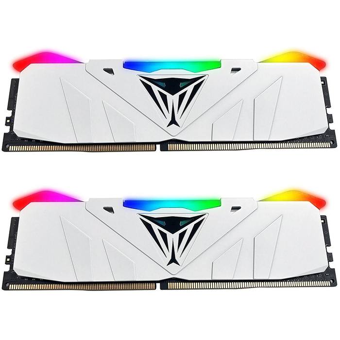 ������ ���`�� ��� ����`����� DDR4 16GB (2x8GB) 3200 MHz Viper RGB White Patriot (PVR416G320C6KW)