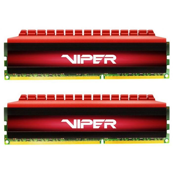 ������ ���`�� ��� ����`����� DDR4 16GB (2x8GB) 3600 MHz Viper 4 Red Patriot (PV416G360C6K)