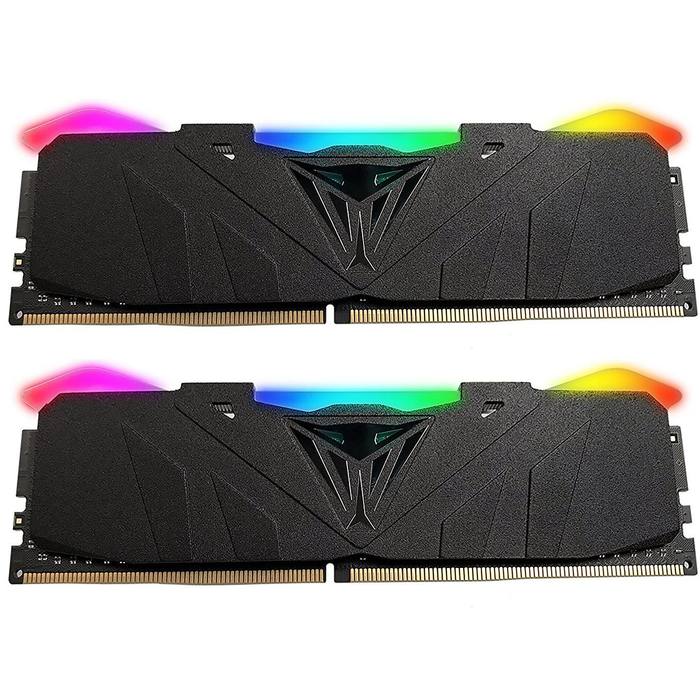 ������ ���`�� ��� ����`����� DDR4 16GB (2x8GB) 3600 MHz Viper RGB Black Patriot (PVR416G360C6K)