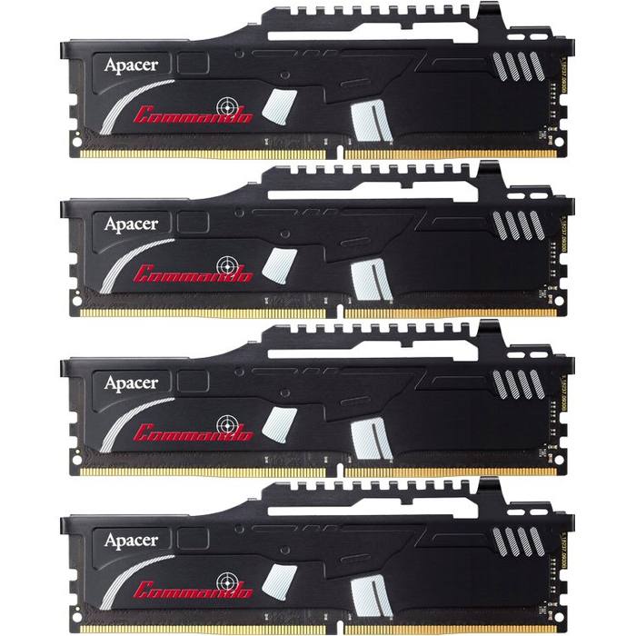 ������ ���`�� ��� ����`����� DDR4 16GB (4x4GB) 3000 MHz Commando Series Apacer (EK.16GAZ.KEAK4)