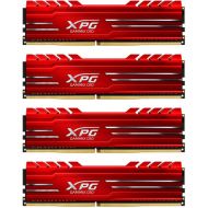 ������ ���`�� ��� ����`����� DDR4 16GB (4x4GB) 3000 MHz XPG Gammix D10 Red ADATA (AX4U3000W4G16-QRG)