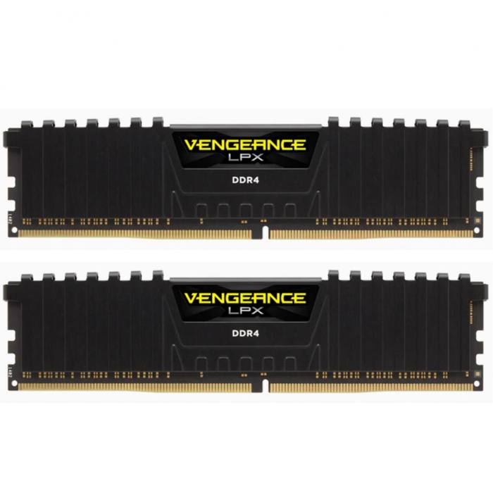 ������ ���`�� ��� ����`����� DDR4 16GGB (2x8GB) 3600 MHz Vengeance LPX Black Corsair (CMK16GX4M2C3600C20)