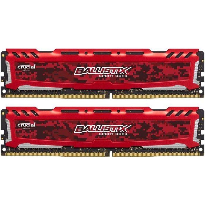 ������ ���`�� ��� ����`����� DDR4 32GB (2x16GB) 2400 MHz Ballistix Sport LT Micron (BLS2C16G4D240FSE)