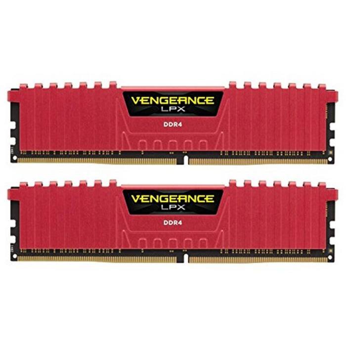 ������ ���`�� ��� ����`����� DDR4 32GB (2x16GB) 2666 MHz Vengeance LPX Red Corsair (CMK32GX4M2A2666C16R)