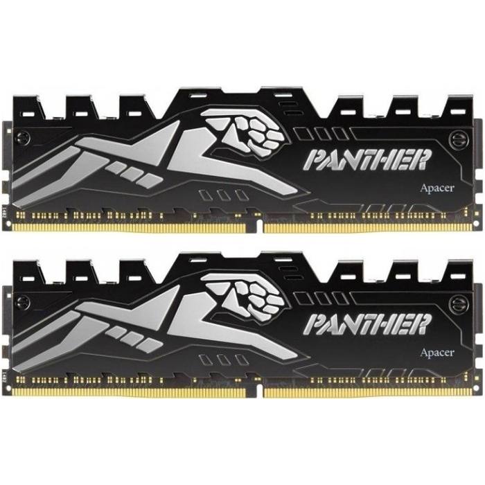 ������ ���`�� ��� ����`����� DDR4 32GB (2x16GB) 3200 MHz Panther Silver Apacer (AH4U32G32C08Y7VAA-2)