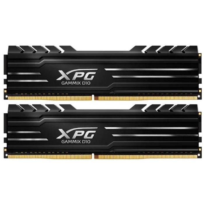 ������ ���`�� ��� ����`����� DDR4 32GB (2x16GB) 3200 MHz XPG Gammix D10 Black ADATA (AX4U3200316G16-DB10)
