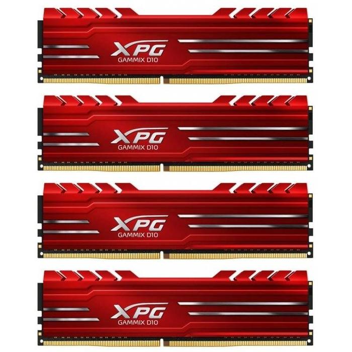 ������ ���`�� ��� ����`����� DDR4 32GB (4x8GB) 3000 MHz XPG GD10-HS Red ADATA (AX4U300038G16-QRG)