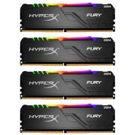 ������ ���`�� ��� ����`����� DDR4 32GB (4x8GB) 3600 MHz HyperX Fury RGB Kingston Fury (ex.HyperX) (HX436C17FB3AK4/32)