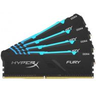 ������ ���`�� ��� ����`����� DDR4 64GB (4x16GB) 3466 MHz HyperX Fury RGB Kingston Fury (ex.HyperX) (HX434C17FB4AK4/64)