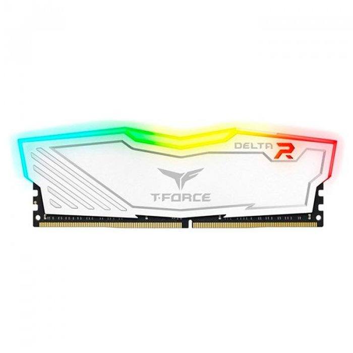 ������ ���`�� ��� ����`����� DDR4 8GB 2400 MHz Delta Series RGB white Team (TF4D48G2400HC15B01)