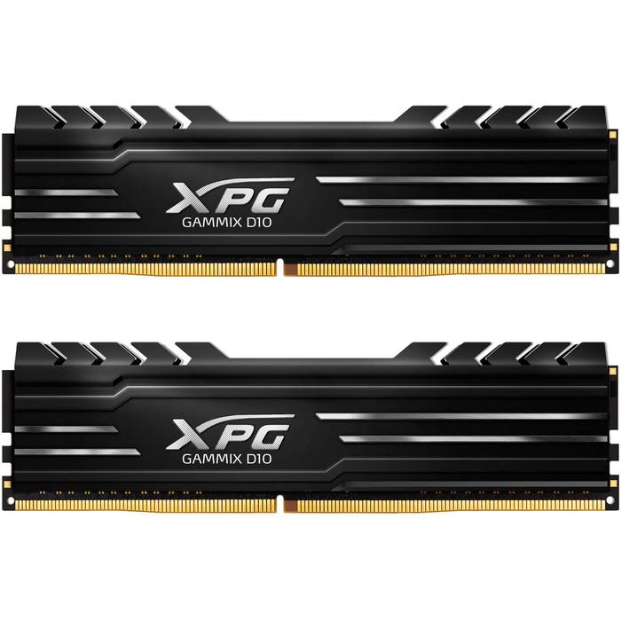 ������ ���`�� ��� ����`����� DDR4 8GB (2x4GB) 2666 MHz XPG Gammix D10 Black ADATA (AX4U2666W4G16-DBG)