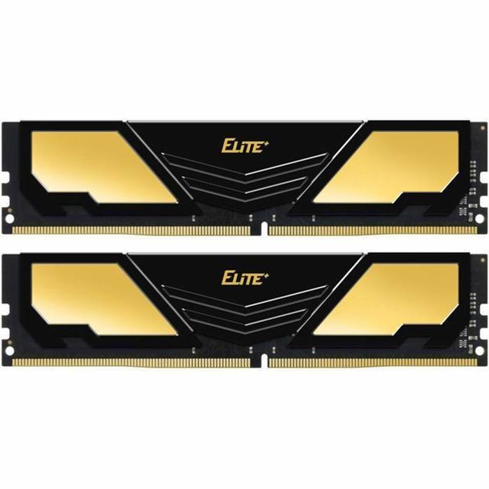 ������ ���`�� ��� ����`����� DDR4 8GB (2x4GB) 3200 MHz Elite Plus Gold/Black Team (TPD48G3200HC22DC01)