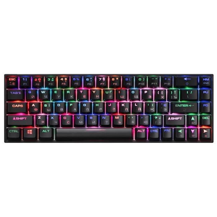 ��������� 2E GAMING KG370 RGB 68key Gateron Blue Switch USB Black (2E-KG370UBK-BL)