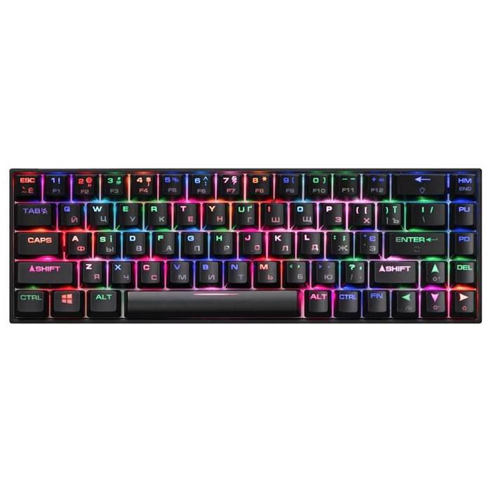 ��������� 2E GAMING KG370 RGB 68key Gateron Brown Switch USB Black (2E-KG370UBK-BR)