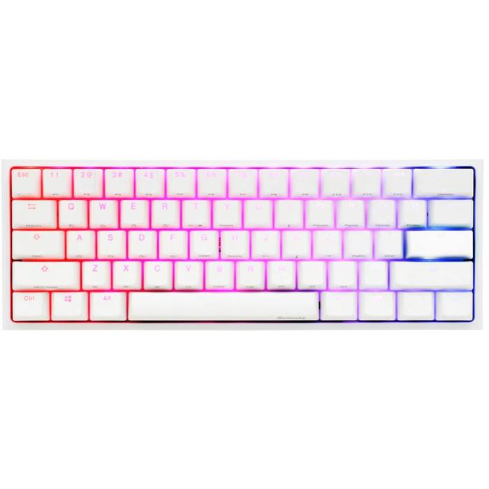 ��������� Ducky One 2 Mini Cherry Speed Silver RGB LED UA/RU White (DKON1861ST-PRUPDWWT1)
