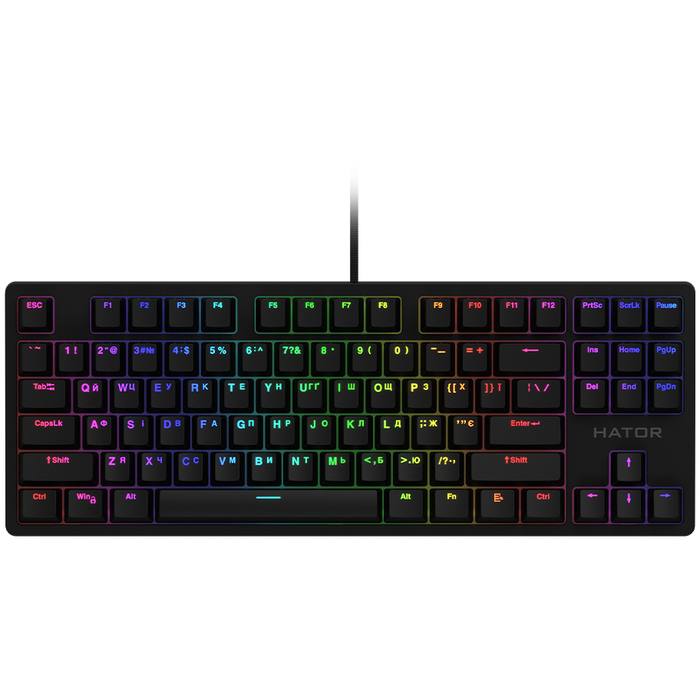 ��������� Hator Rockfall EVO TKL Kailh Optical Black (HTK-630)