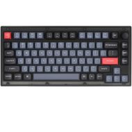 ��������� Keychron V1 84 Key QMK Gateron G PRO Blue Hot-Swap RGB Knob Frosted Black (V1C2_KEYCHRON)