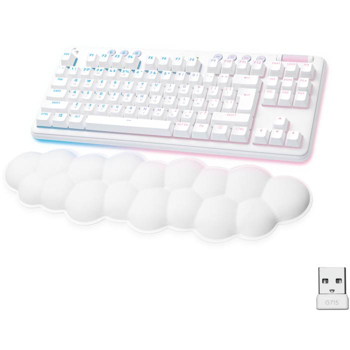 ��������� Logitech G715 Aurora Wireless Gaming GX Brown Lightspeed/Bluetooth UA Off-White (920-010465)