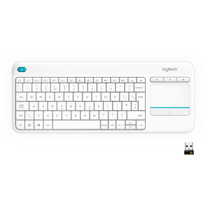 ��������� Logitech K400 Plus Touch Wireless UA White (920-007146)