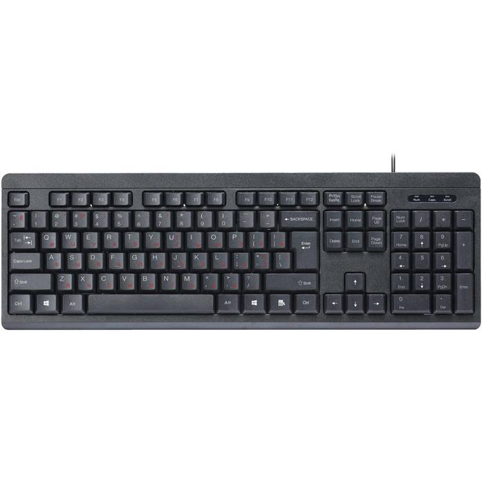 ��������� Maxxter KB-112-U USB Black (KB-112-U)
