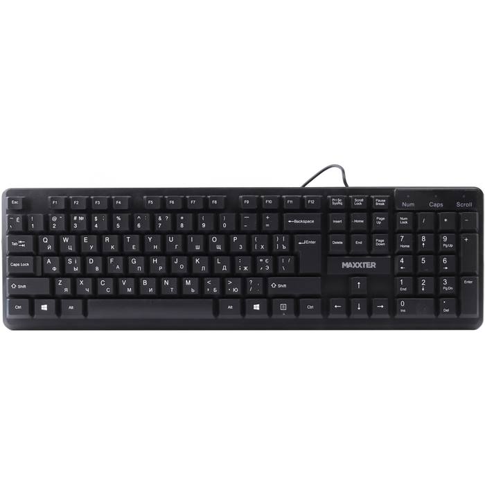 ��������� Maxxter KBM-U01-UA USB Black (KBM-U01-UA)
