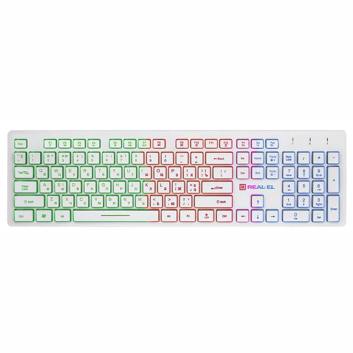 ��������� REAL-EL 7070 Comfort Backlit, white