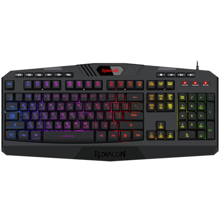 ��������� Redragon Harpe2 USB UKR Black (77484)