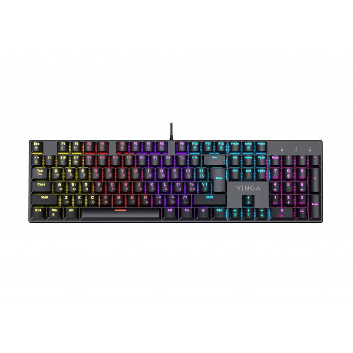 ��������� Vinga KBGM-100 LED Blue Switch USB Black (KBGM-100 Black)