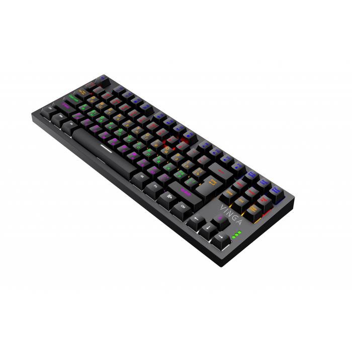 ��������� Vinga KBGM-110 87 key LED Blue Switch USB Black (KBGM-110 Black)