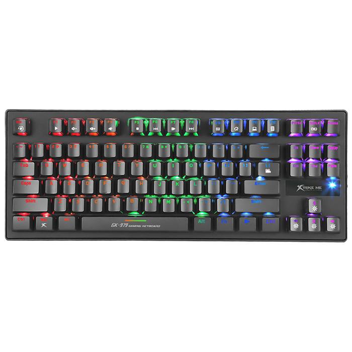 ��������� Xtrike GK-979 5 colors-LED Mechanical Red Switch USB Black (GK-979)