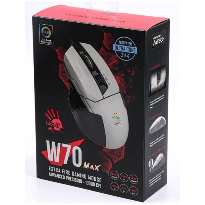 ����� A4Tech Bloody W70 Max Panda White
