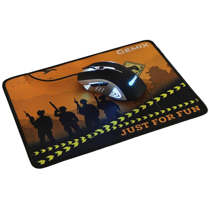 ����� Gemix W100 USB Black/Gray + ������ �������� (W100Combo)
