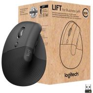 ����� Logitech Lift Left Vertical Ergonomic Wireless/Bluetooth for Business Graphite (910-006495)