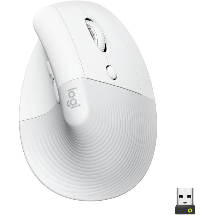 ����� Logitech Lift Vertical Ergonomic Wireless/Bluetooth White (910-006475)