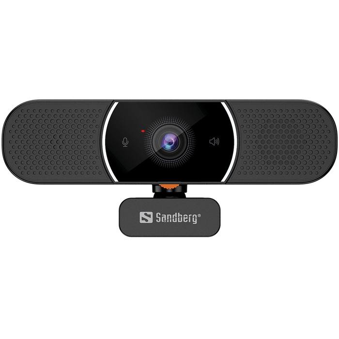 ���-������ Sandberg All-in-1 Webcam 2K HD Speaker Black (134-37)